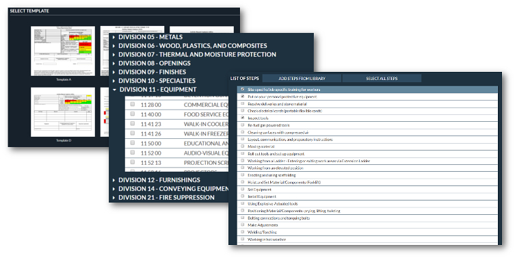 Process to create an Job Hazard Analysis