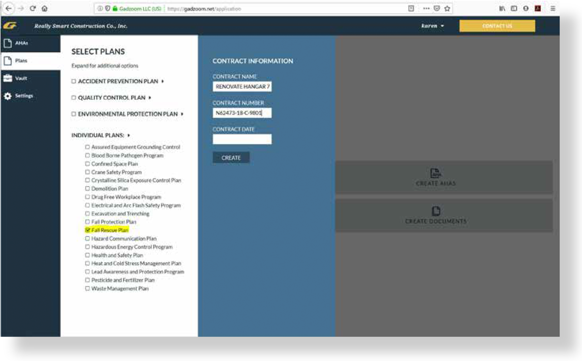 Plans Dashboard